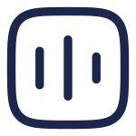Soundwave Square SVG Icon